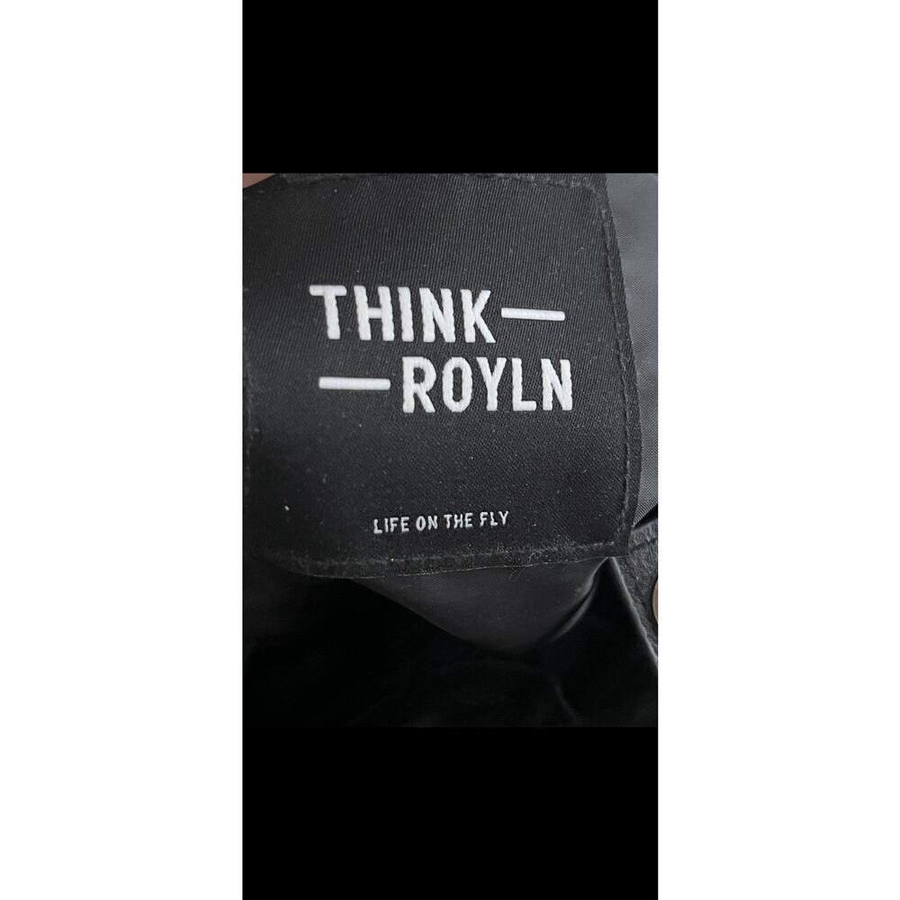Think Royln Quilted Crossbody Bag Glossy Plum Purple Rounded - Picture 4 of 6